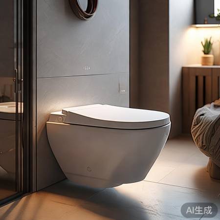 智能壁挂马桶，时尚小巧，家居新