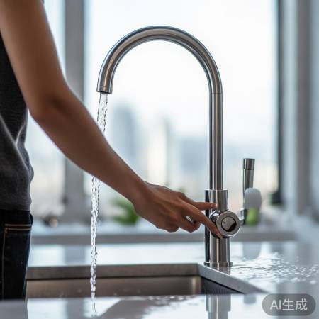 直接旋转水温旋钮,调节便捷易波