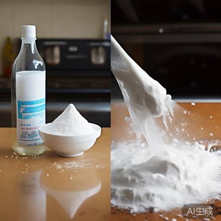 小苏打白醋除油污，神奇清洁法。