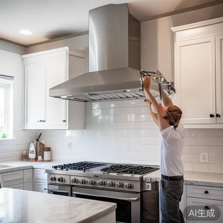 厨房装修：抽油烟机安装与橱柜包