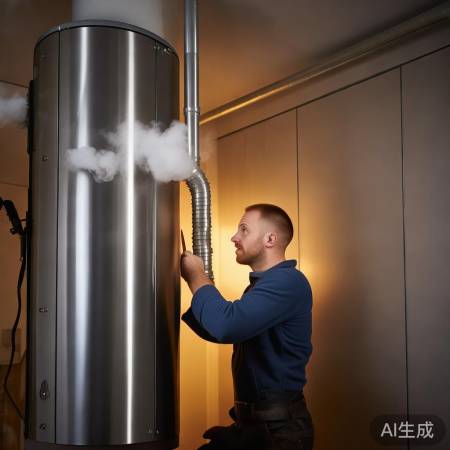 安装烟道,确保通畅牢固