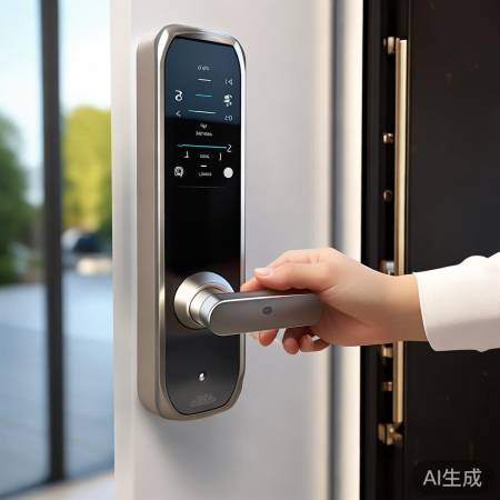 智能门锁多样开锁，指纹不便时，