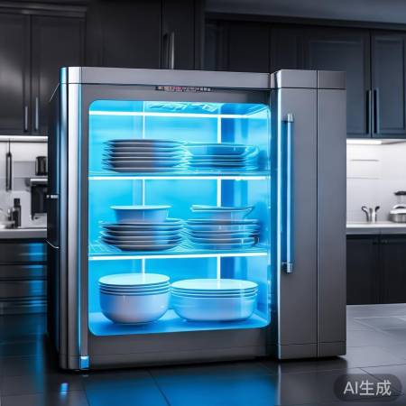 德祥消毒柜，紫外线高效杀菌，餐