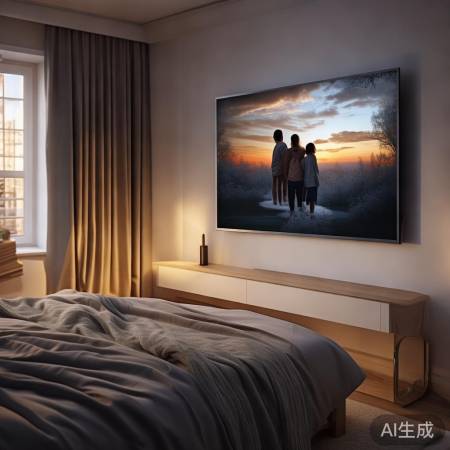 卧室电视安装高度，观影体验关键