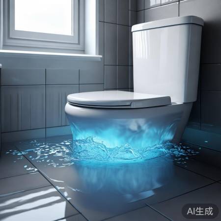 水压波动，马桶盖灯闪烁