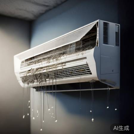 空调臭味原因：未清洗、滤网堵塞
