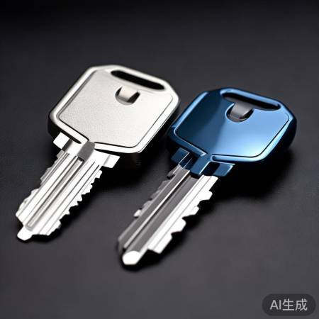 坚固车钥匙：铝钢材质不易碎