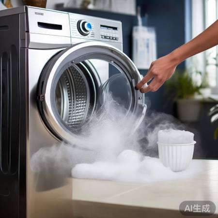 洗衣机定期清洗，洁净节能。