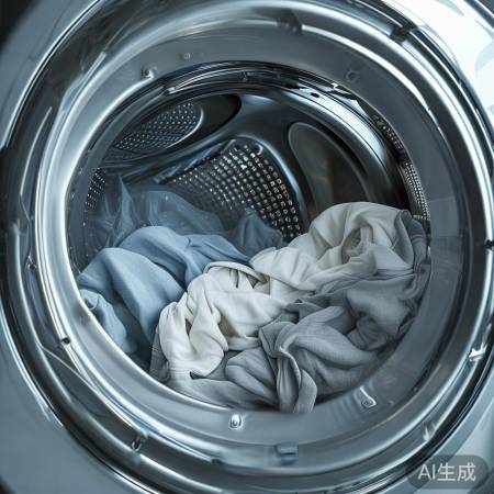 洗衣机抖动因衣物分布不均或硬物