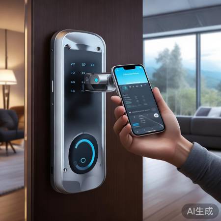 云米智能锁,手机APP远程解锁