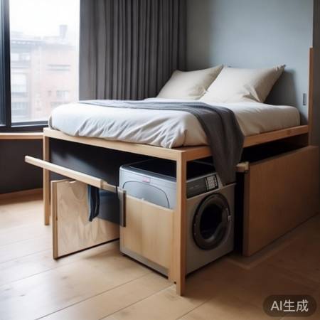 床下洗衣机，节省空间新潮流