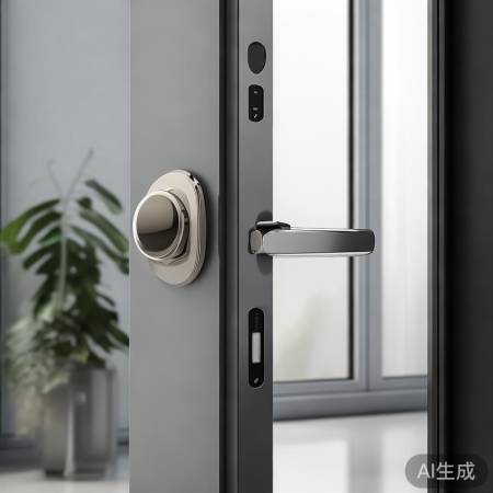 “小米锌合金指纹锁:时尚耐用,