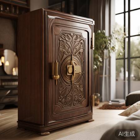 古韵保险柜床头柜，家居新潮流！