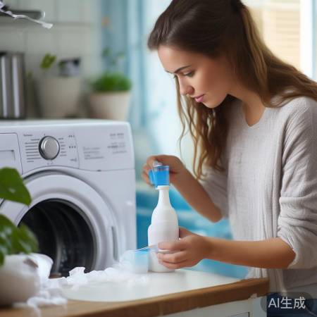 洗衣粉柔顺剂适量，防堵排水管