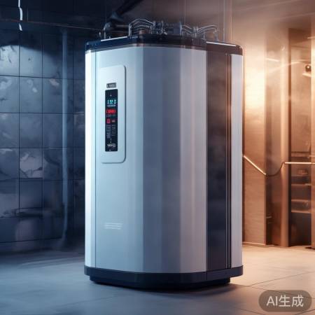 空气能热水器吸热加热，面板显温