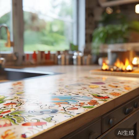 燃气灶面贴纸选图，风格搭配厨房