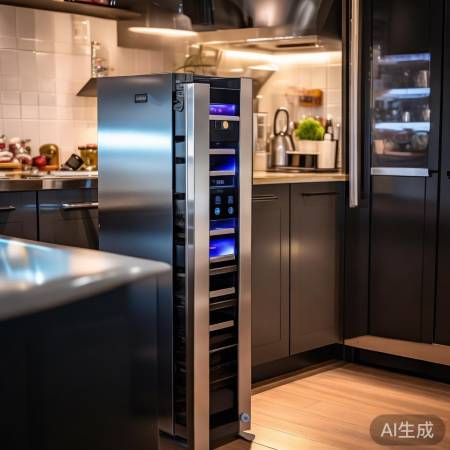 智能红酒柜，科技生活新选择。