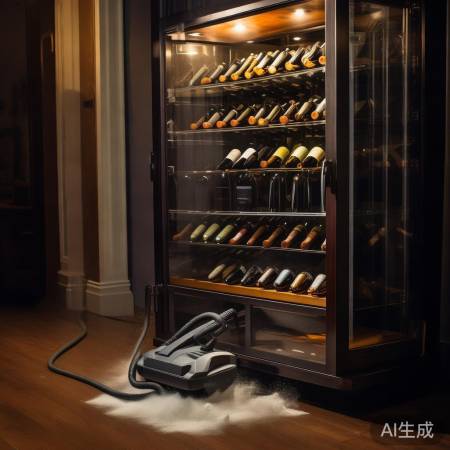红酒柜，吸尘擦拭，整洁美观