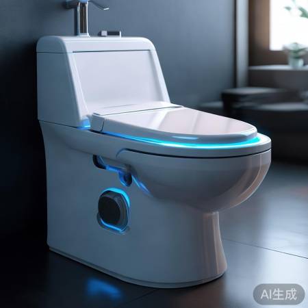 智能马桶，自动冲洗，舒适调节。