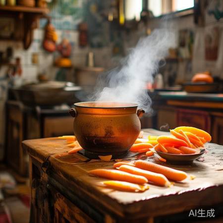 胡萝卜油，油烟机好帮手。