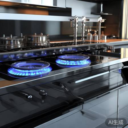 时尚强吸集成灶，烹饪达人首选。