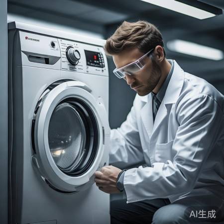 检查洗衣机，大功告成！