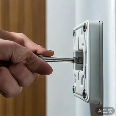 拧螺丝，第一步。