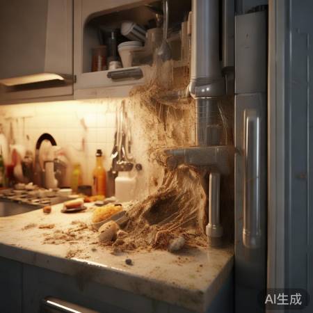 冰箱排水管堵塞,速修!