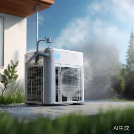 “新型空气能热水器，高效加热至