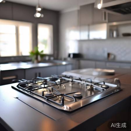 考察燃气灶安装位,确认预留接口