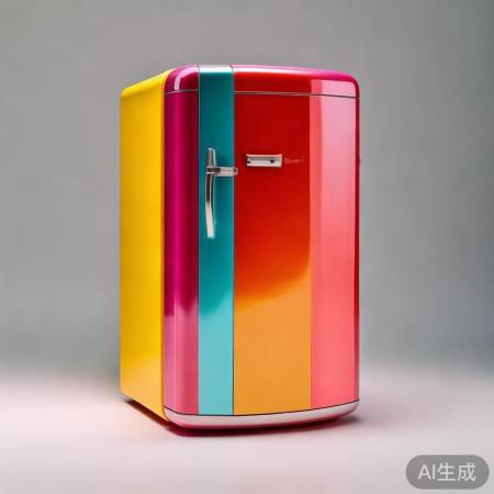 可爱迷你复古冰箱,家居办公室亮
