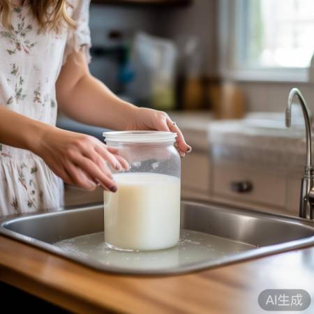 母乳加热：常温快，热水慢，视储