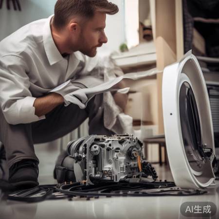 洗衣机电机损坏，师傅维修后恢复