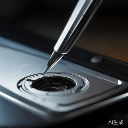 指纹锁重置成功,咔哒一声响。