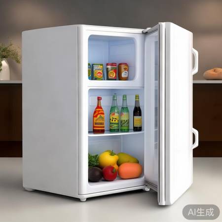 迷你冰箱双门设计,便捷生活小助