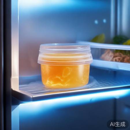 猪油冷藏保鲜，门上勿放。