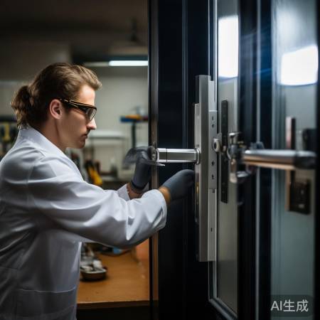 更换锁芯，注意安全与检查