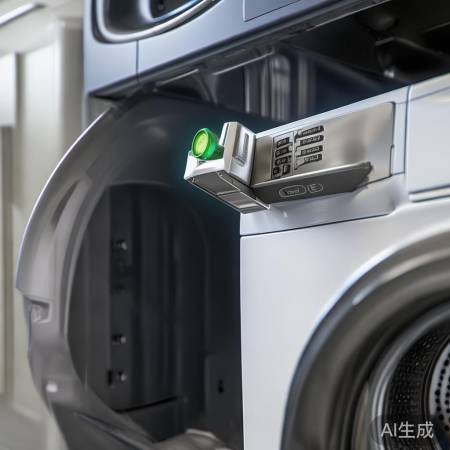 洗衣机电子锁电池更换法