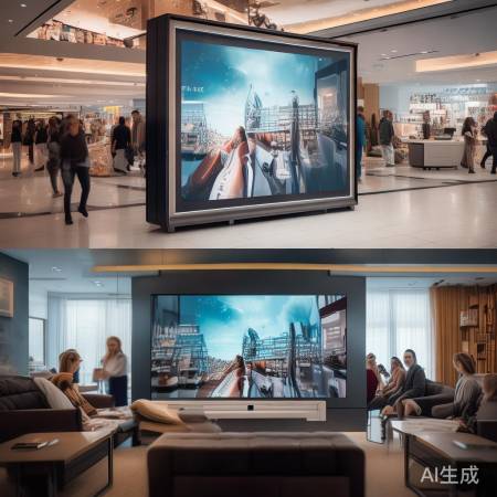 展示器与电视用途各异。