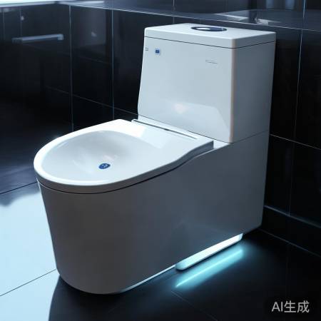 智能马桶，自动冲洗，感应开启，