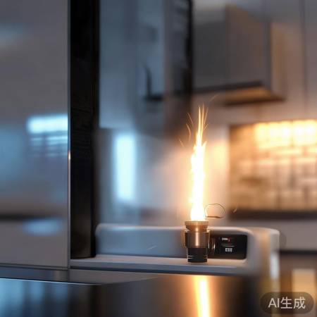 电子点火热水器,点火快又稳