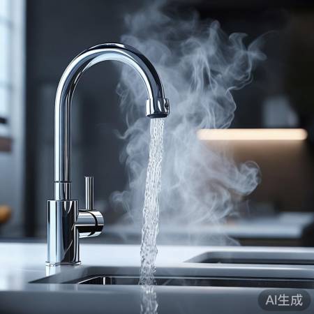 热水出口标识观察