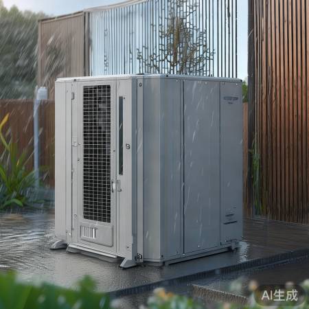 隔音罩护空气能，静音防护两不误