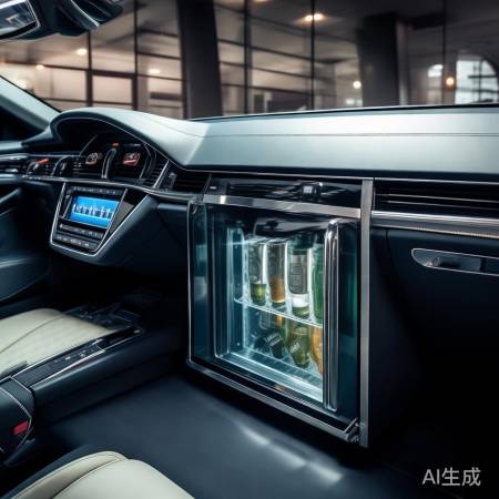奥迪豪华车标配车载冰箱