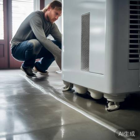 空气能运行检查：底排水口，畅通