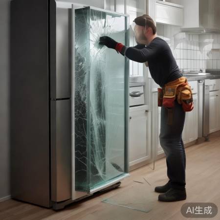 冰箱门玻璃破碎可更换，修护教程