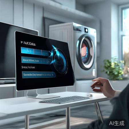 搜索添加设备，电视洗衣机连接中