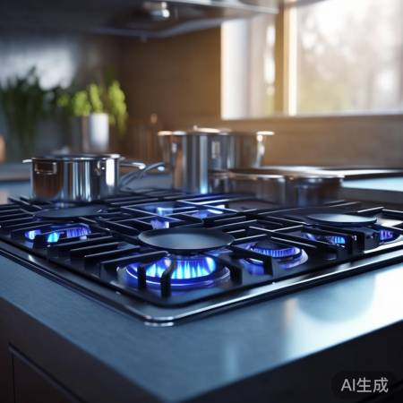 上菱燃气灶，火力强劲，高效省时