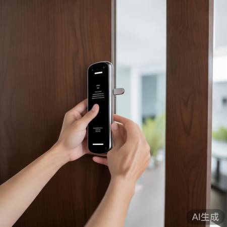 指纹锁安装,简单易行。