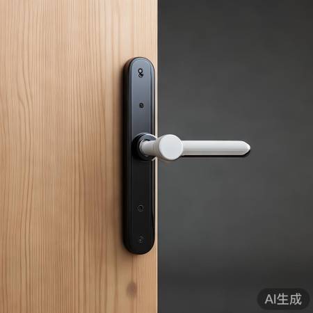 简约锁将军,黑白两色门面雅。